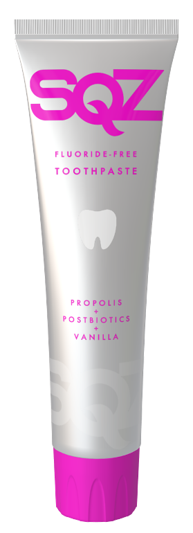 SQZ Propolis Vanilla Veneer Safe Toothpaste